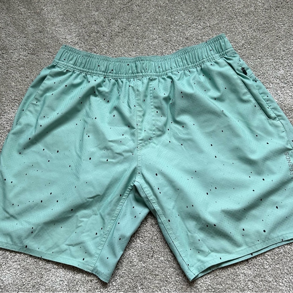 Legends Relay Shorts Teal Splatter Medium